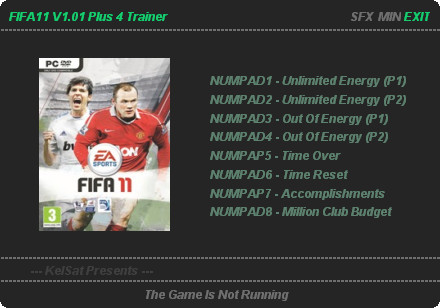 FIFA 11: Trainer (+4) [1.01] {KelSat}