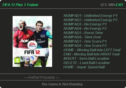 FIFA 12: Trainer (+5) [1.0] {KelSat}