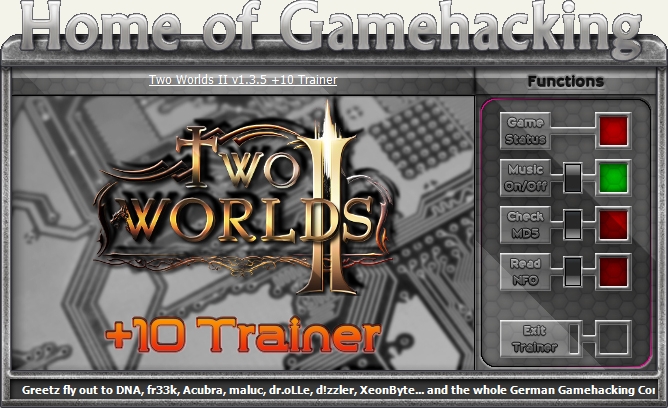 Two Worlds 2: Trainer (+10) [1.3.7: DX9 & DX10] {sILeNt heLLsCrEAm / HoG}