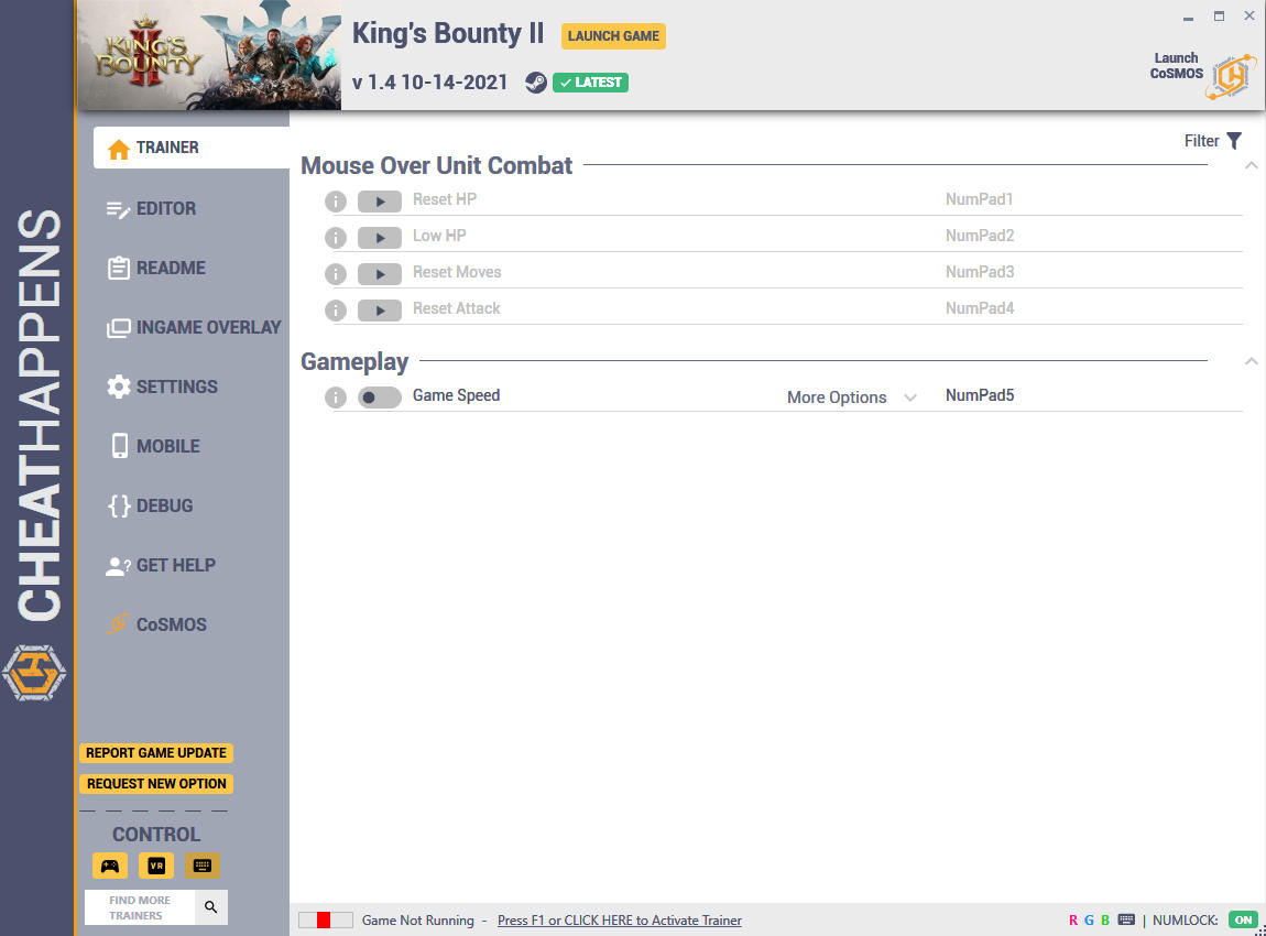 King's Bounty II: Trainer +27 v1.4 10-14-2021 {CheatHappens.com}