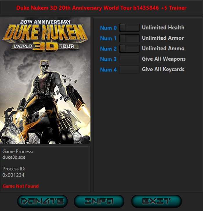 Duke Nukem 3D 20th Anniversary Wolrd Tour: Trainer +5 b1435846 {iNvIcTUs oRCuS / HoG}