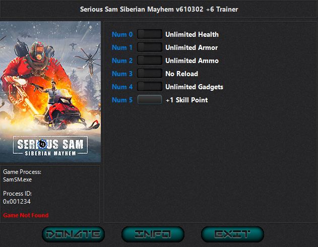 Serious Sam: Siberian Mayhem - Trainer +6 v615877 {iNvIcTUs oRCuS / HoG}