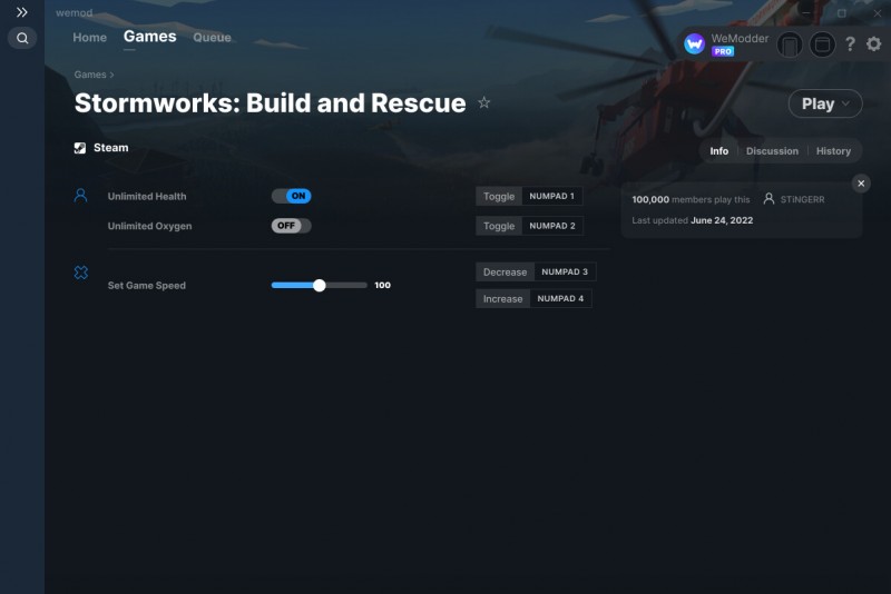 Stormworks: Build and Rescue - Trainer +3 v24.06.2022 {STiNGERR / WeMod}