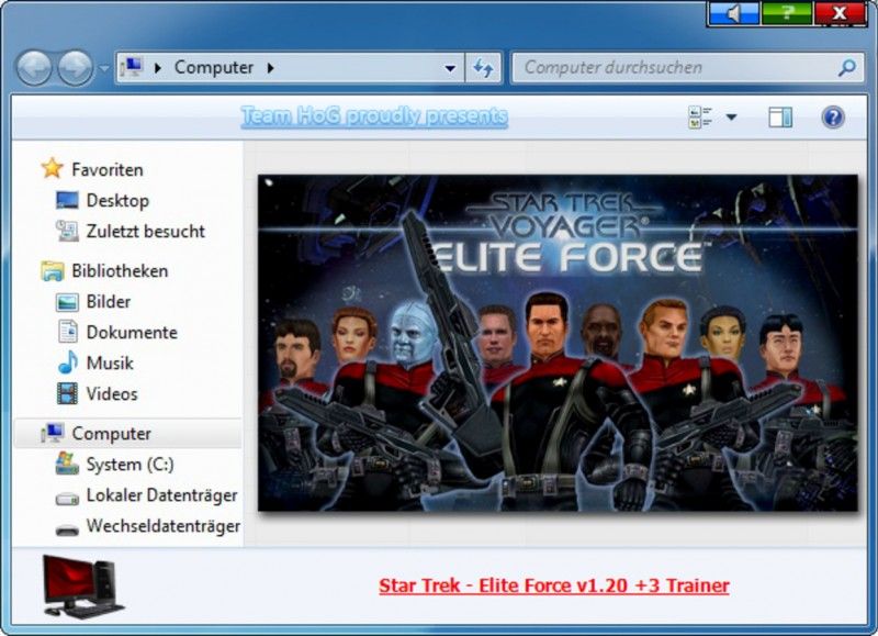 Star Trek Voyager: Elite Force - Trainer +3 v1.20 {iNvIcTUs oRCuS / HoG}