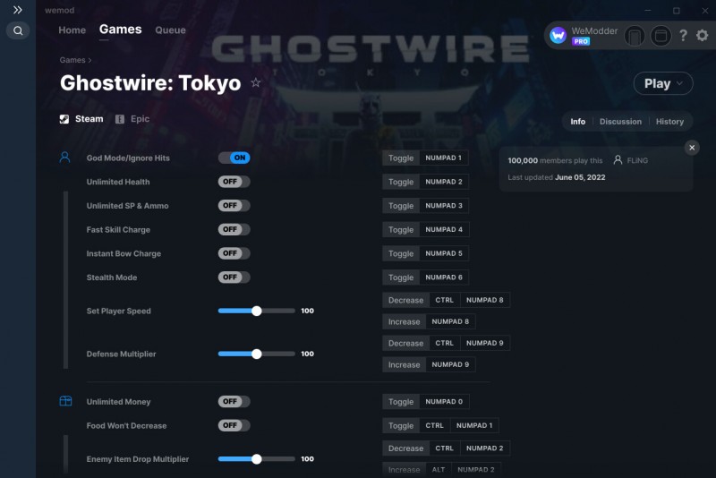 GhostWire: Tokyo - Trainer +17 v05.06.2022 {FLiNG / WeMod}