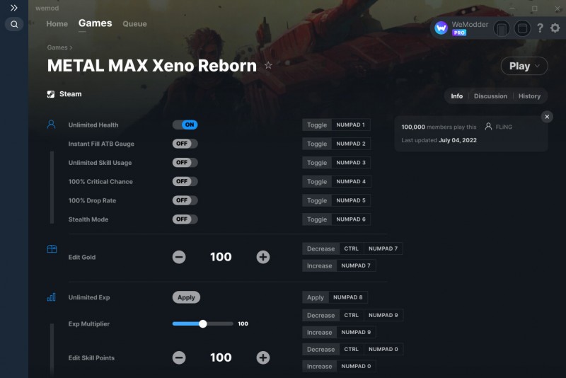 Metal Max Xeno: Reborn - Trainer +23 v04.07.2022 {FLiNG / WeMod}