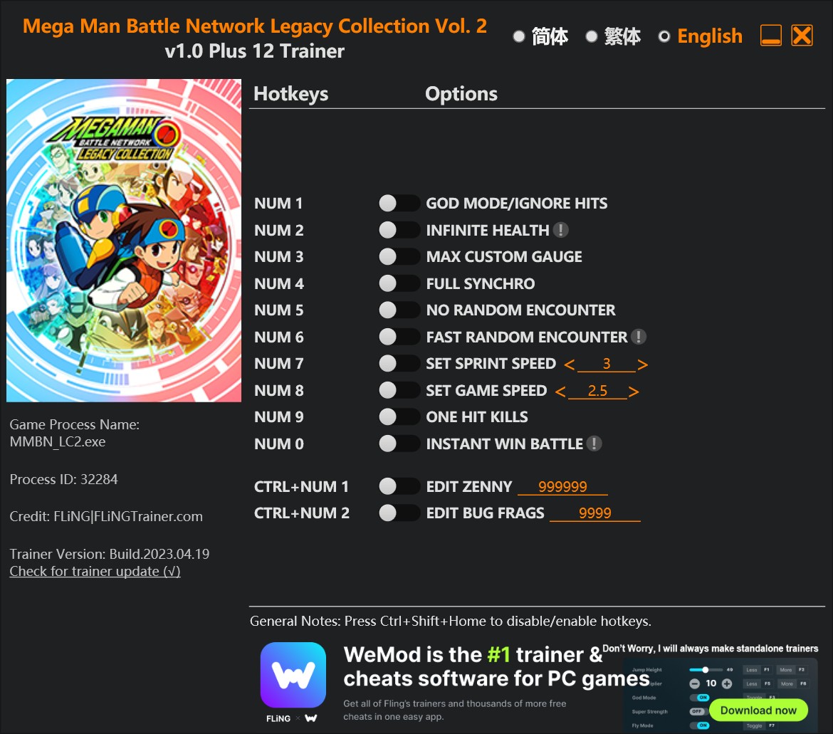 Mega Man Battle Network Legacy Collection Vol. 2 Trainer +12 v1.0 {FLiNG}