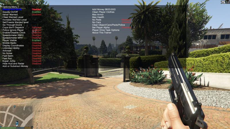 Grand Theft Auto 5: Script Hook V v1.0.2944.0 + Simple Trainer for GTA v15.0 {Alexander Blade}