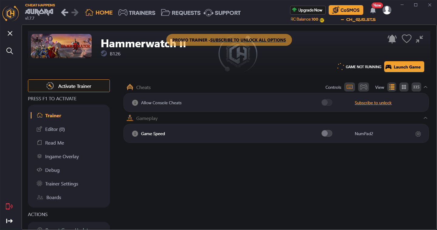 Hammerwatch 2: Trainer +2 {CheatHappens.com}