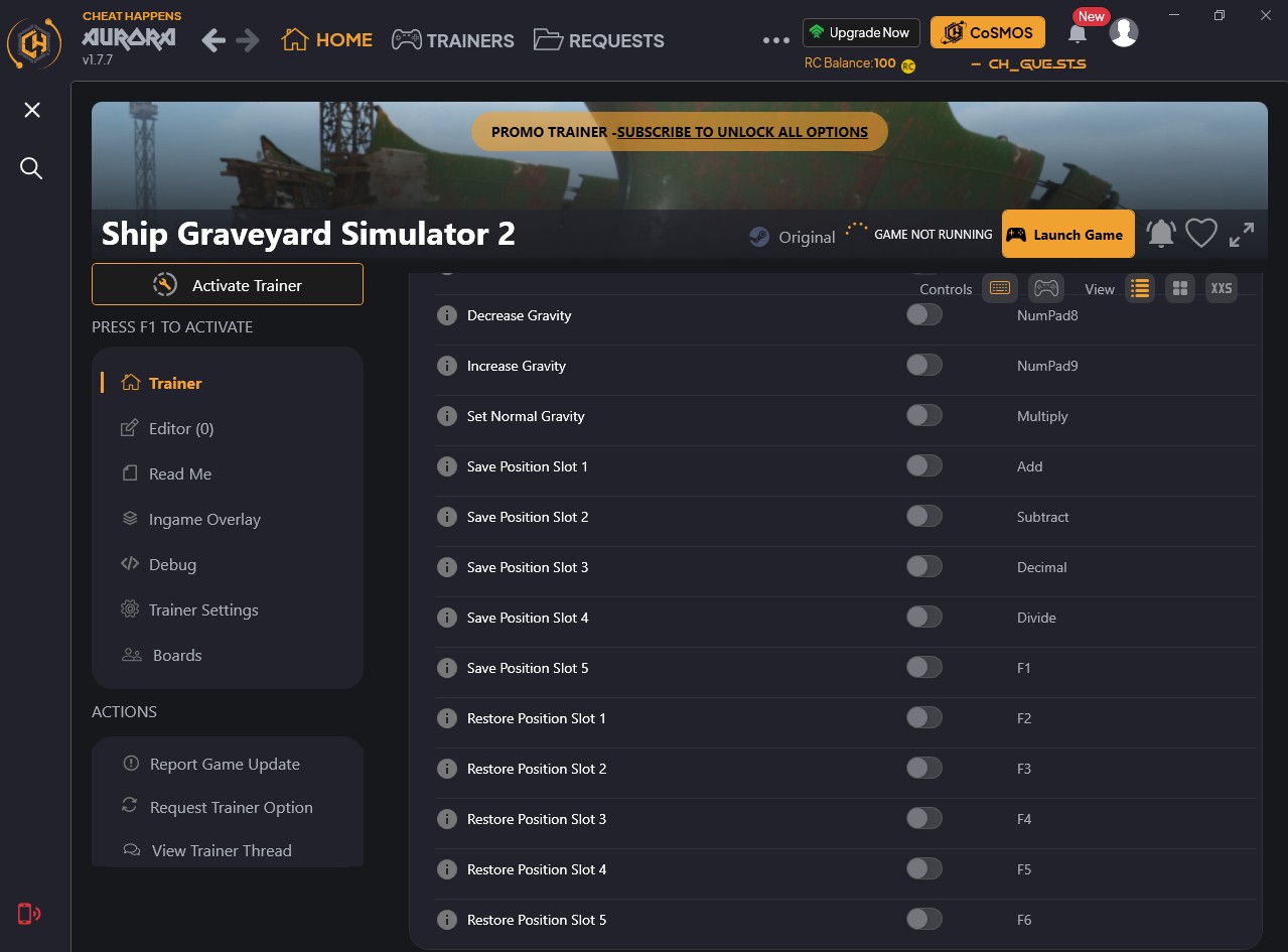 Ship Graveyard Simulator 2: Trainer +21 {CheatHappens.com}