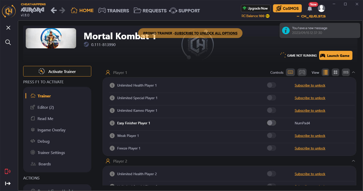 Mortal Kombat 1: Trainer +16 {CheatHappens.com}