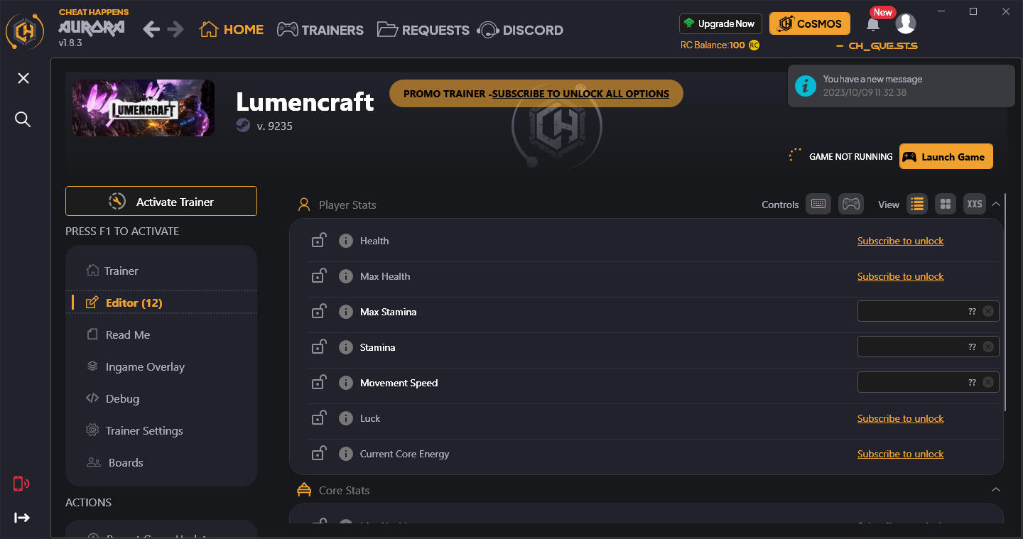 Lumencraft: Trainer +12 v9235 (STEAM) {CheatHappens.com} - Download ...