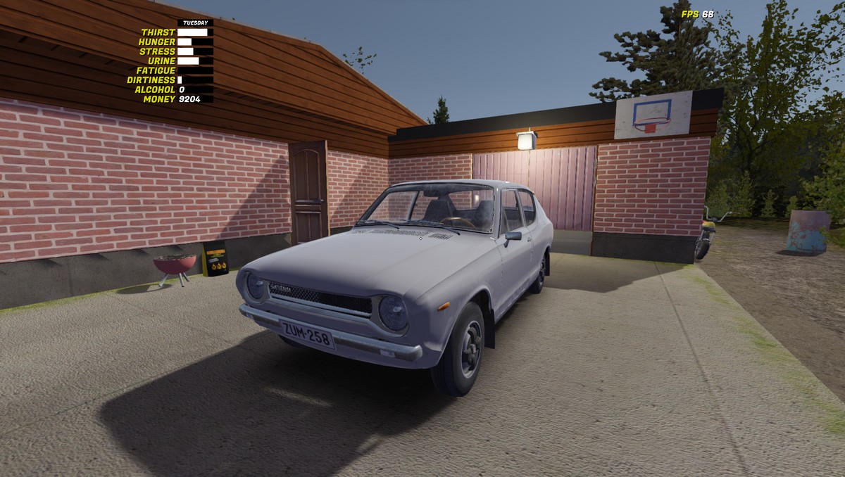 My Summer Car: Savegame (Satsuma Stock, Numbers, A Couple Of GT Parts)