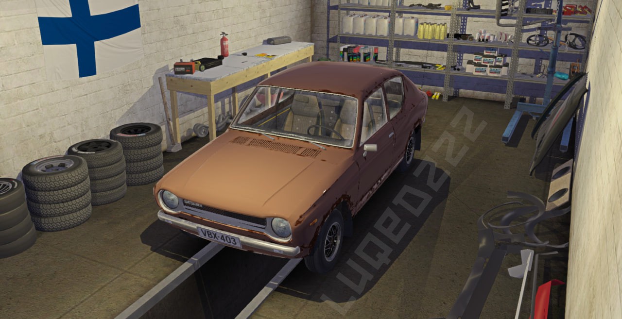 My Summer Car: SaveGame (factory condition, garage full of tuning)