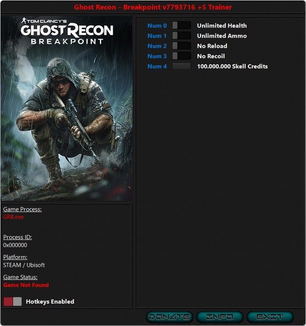 Tom Clancy's Ghost Recon: Breakpoint - Trainer +5 v7793716 {iNvIcTUs oRCuS / HoG}