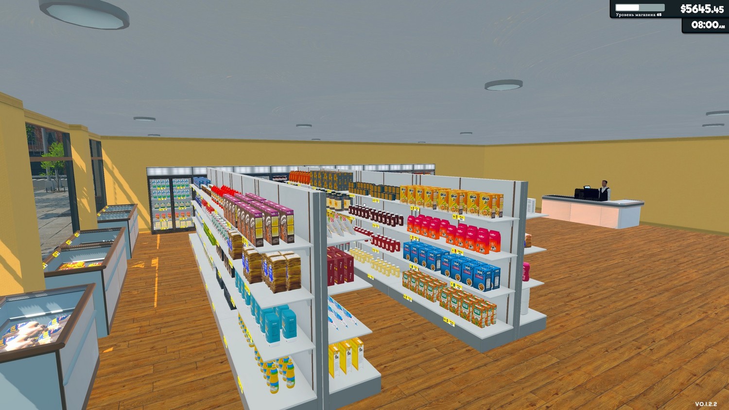 Supermarket Simulator: SaveGame (Quick start, 172 day, 65lvl)