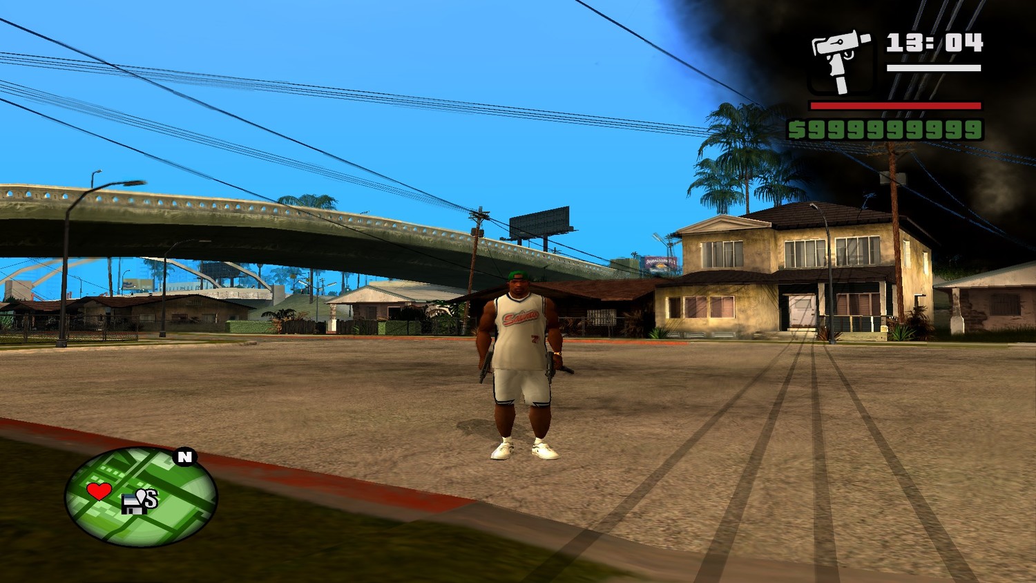 Grand Theft Auto: San Andreas - Save Game (before the last mission, a lot of money, all territories captured)