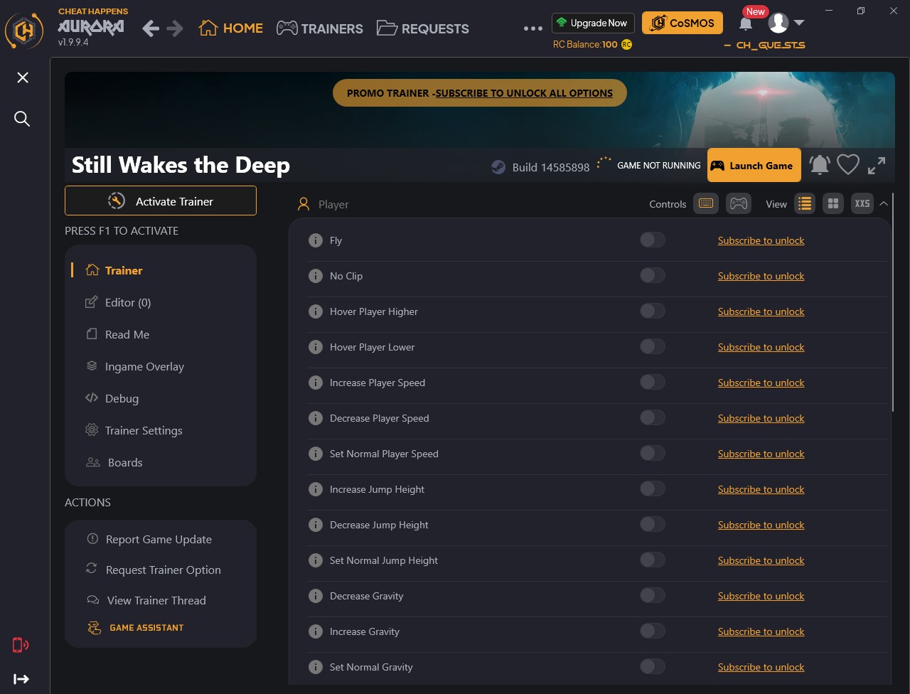 Still Wakes the Deep: Trainer +28 {CheatHappens.com}