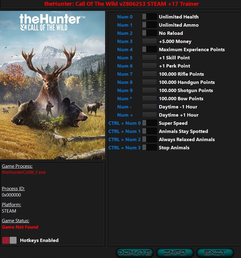 theHunter: Call of the Wild - Trainer +17 v2806253 {iNvIcTUs oRCuS / HoG}