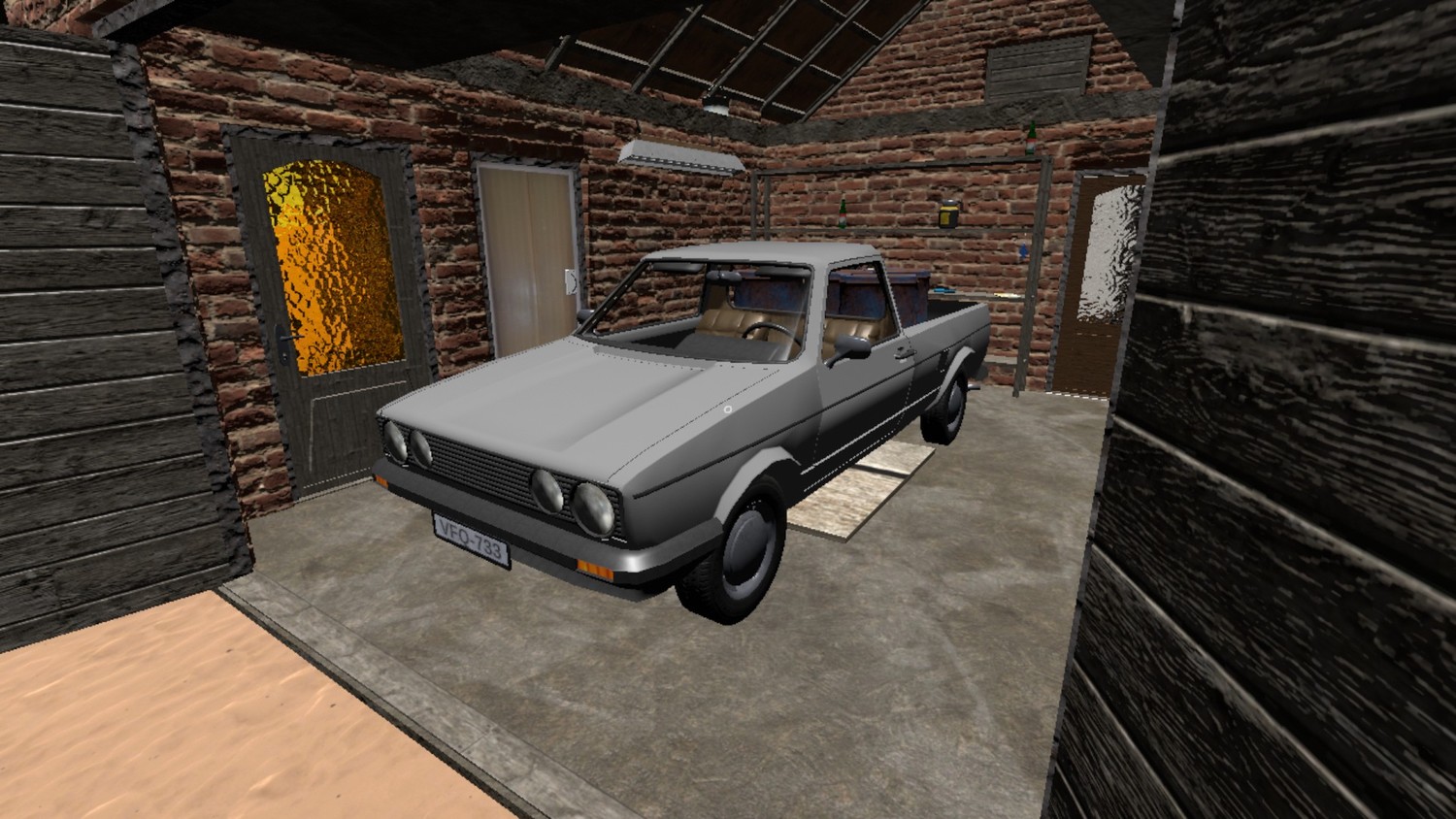 The Long Drive: SaveGame (Pickup truck near a house with items in it)