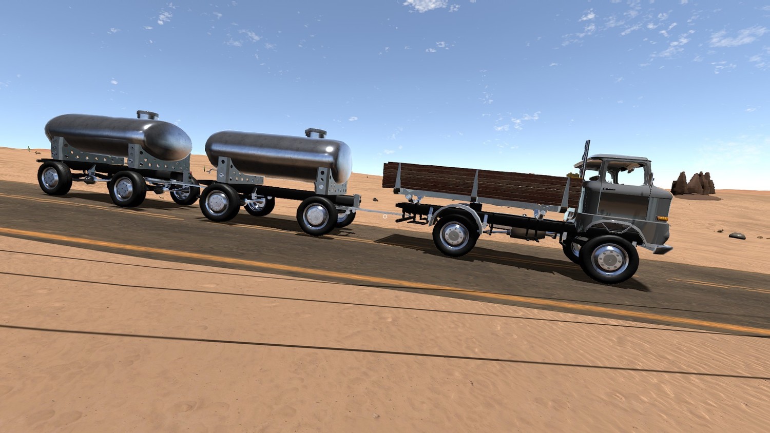 The Long Drive: SaveGame (powerful truck with two tanks)