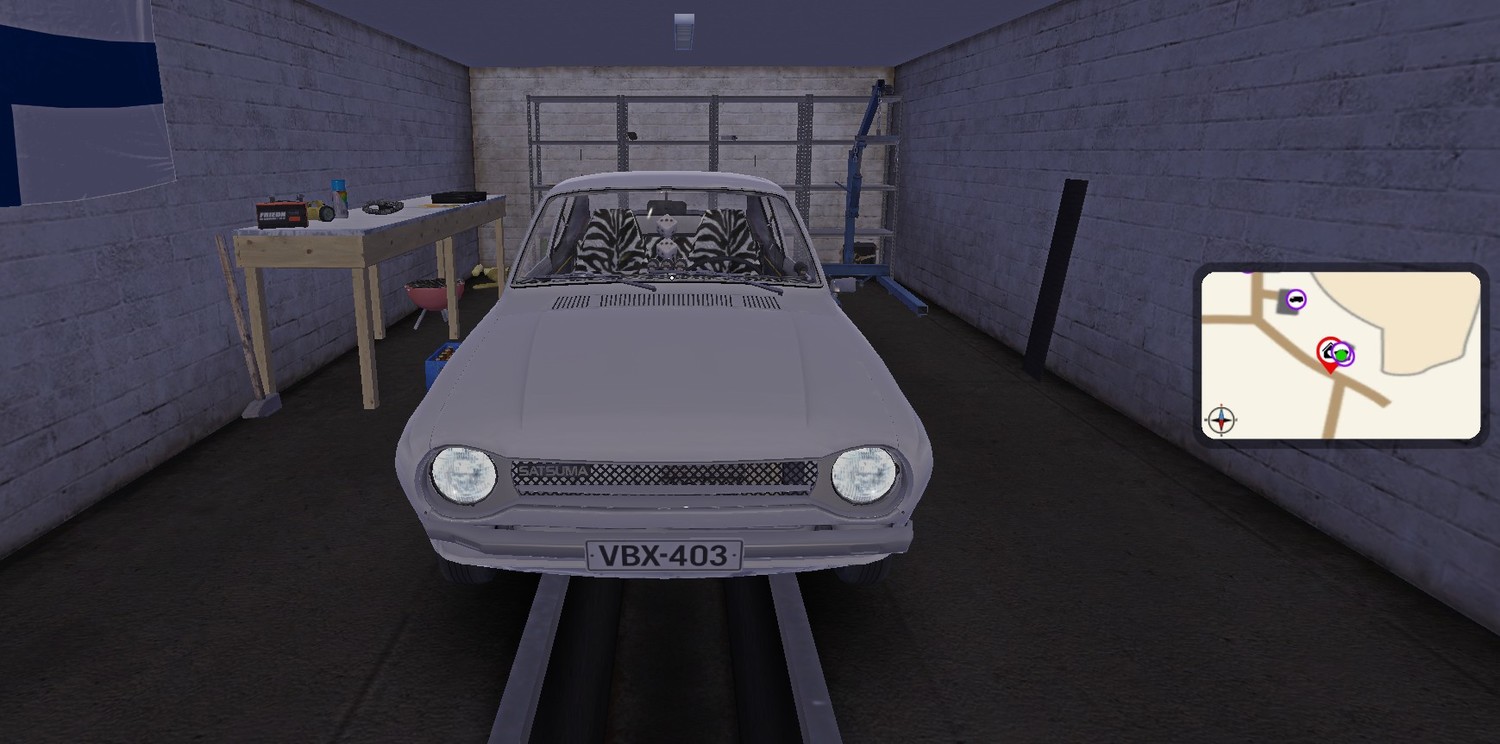 My Summer Car: SaveGame (Improved Stock Satsuma)