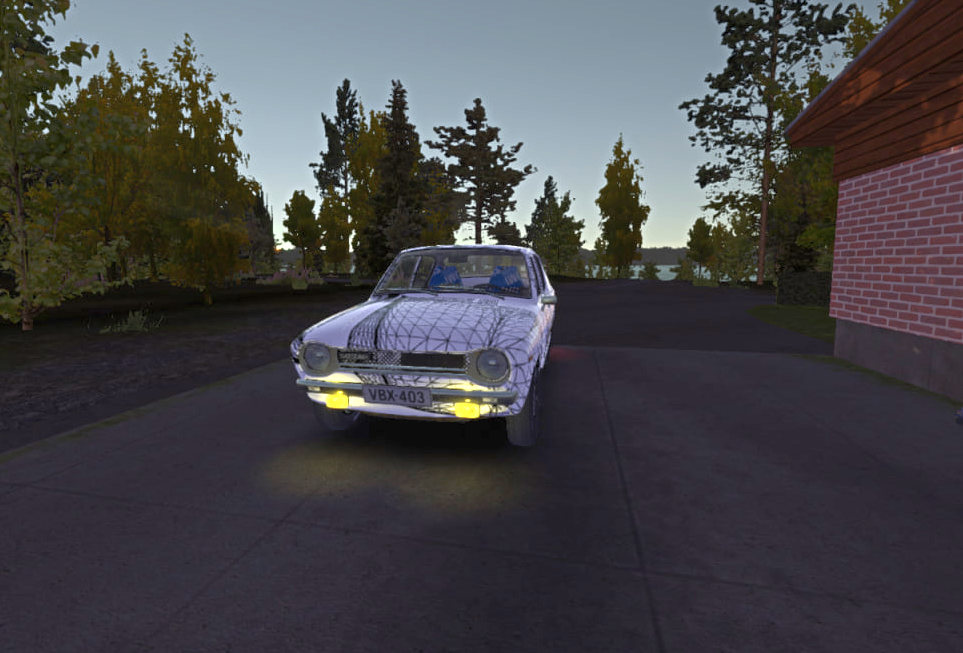 My Summer Car: SaveGame (white with graffiti)