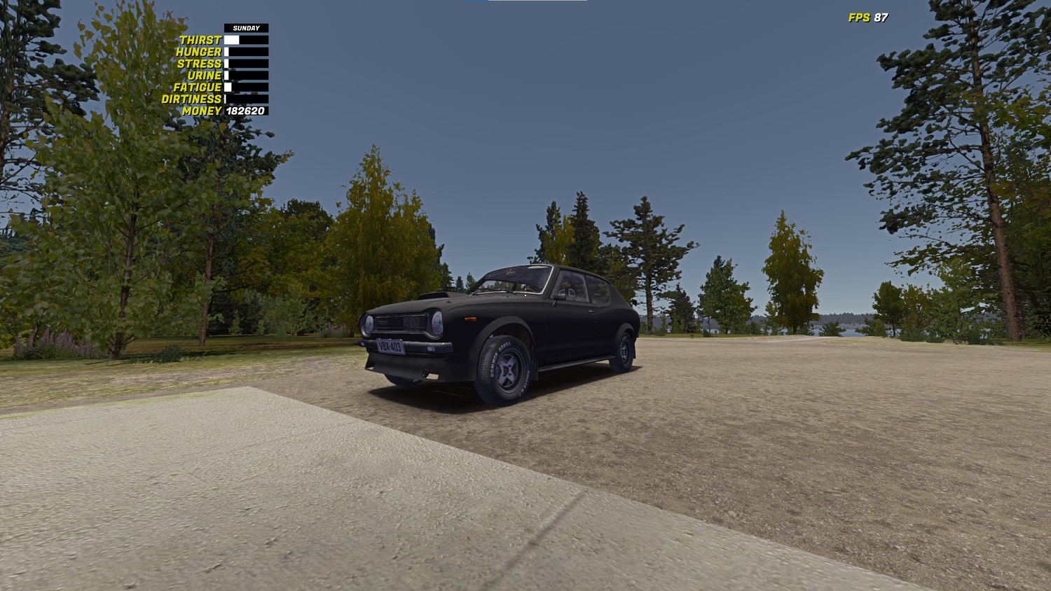 My Summer Car: SaveGame (Racing Satsuma 200km/h, 1,800,000 marks)