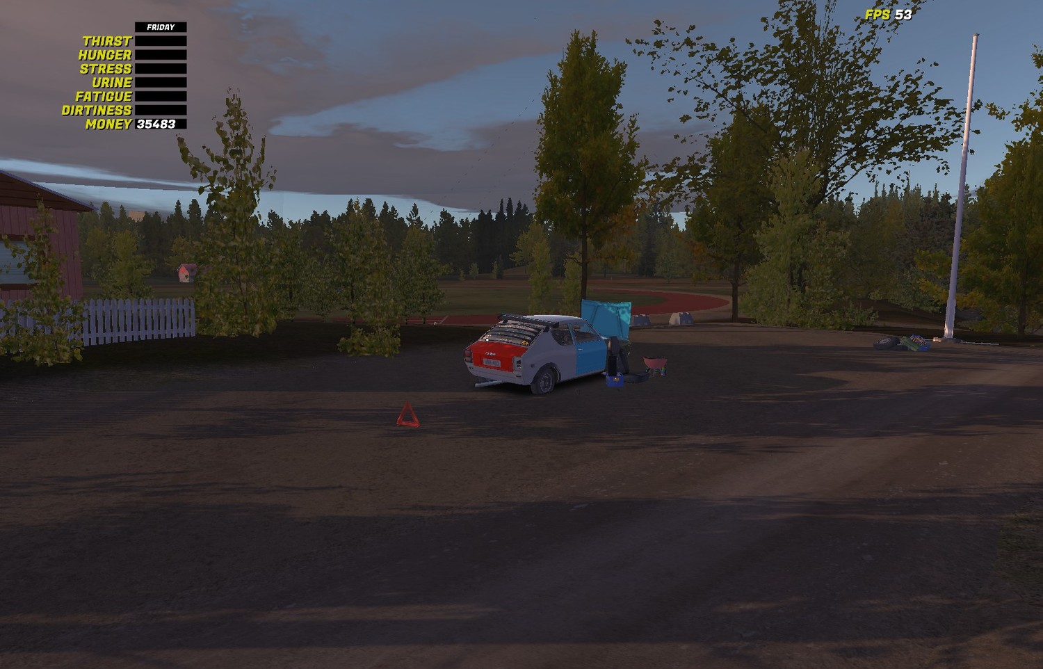 My Summer Car: SaveGame (a broken car, 3000 marks in hand)