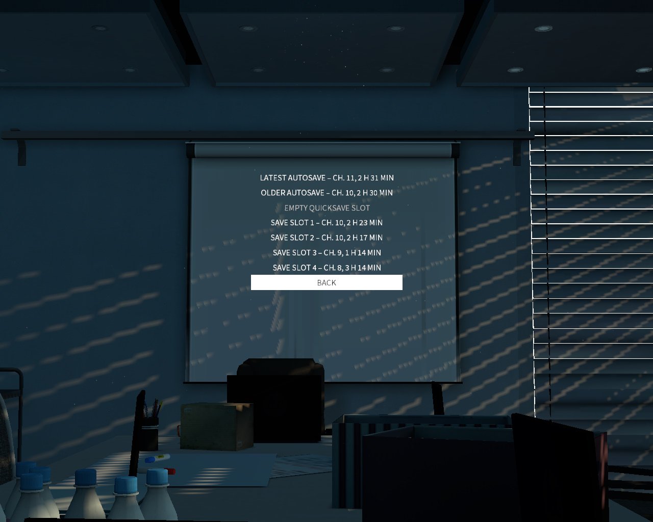 INFRA: Savegame (unlock all chapters)