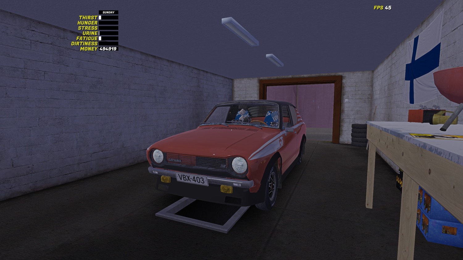 My Summer Car: SaveGame (GT Satsuma ready to drive, garage is clean and tidy, house too)