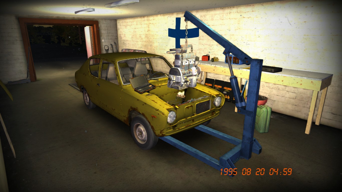 My Summer Car: SaveGame (Satsuma without engine, all assembled, 10000 marks)