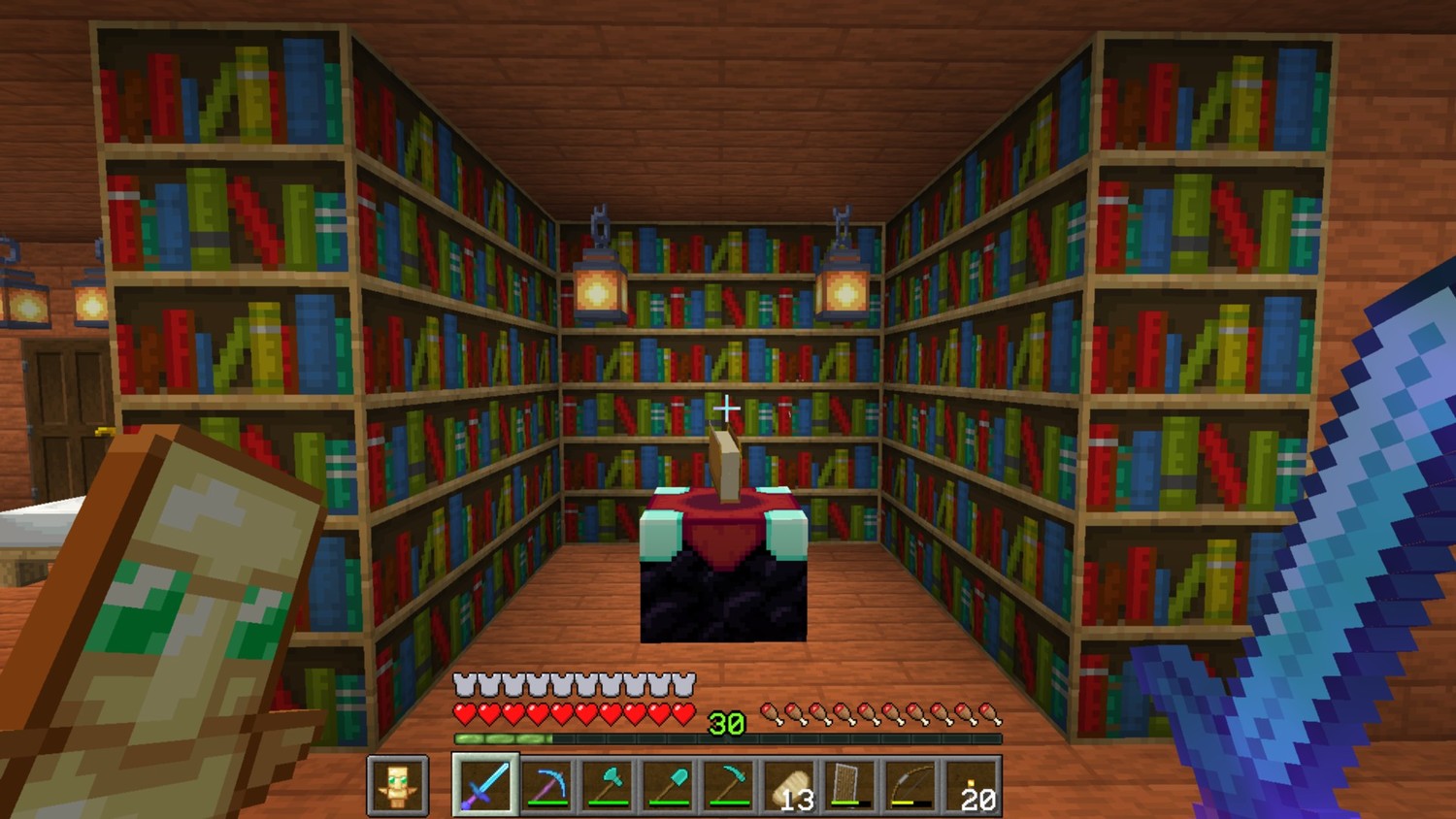Minecraft: SaveGame (full set diamonds and lots of resources) [1.16.5]