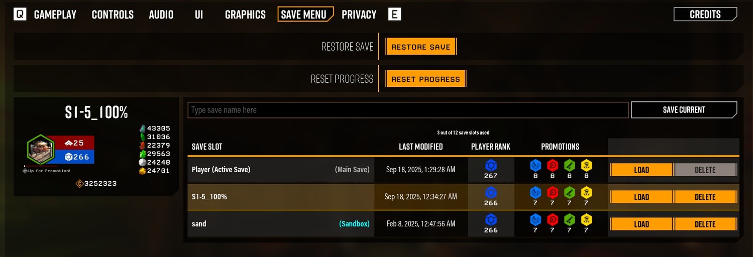 Deep Rock Galactic: SaveGame (100% complete for Seasons 1-5)