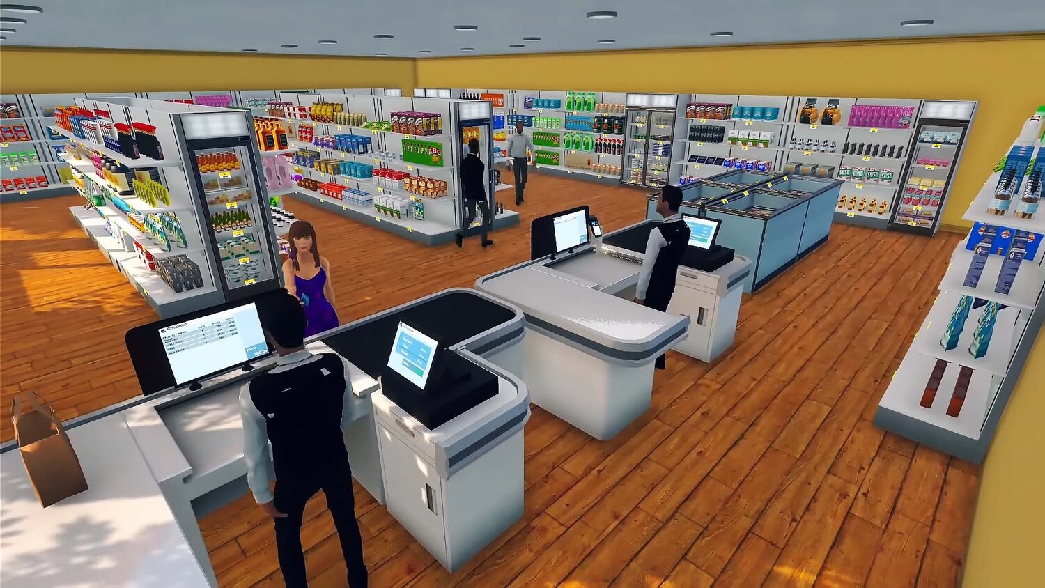 Supermarket Simulator: SaveGame (maximum level/full warehouse)