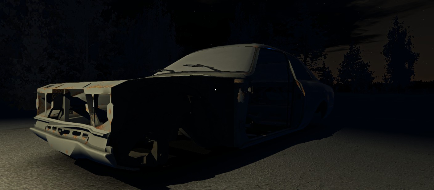 My Winter Car: SaveGame (white car near the house)