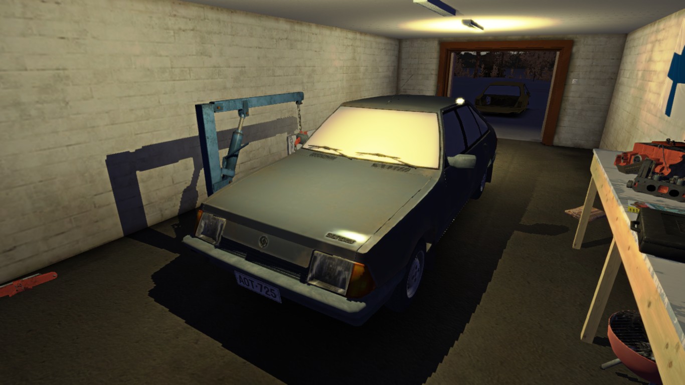 My Winter Car: SaveGame (Car near the house, food, 742 MK)