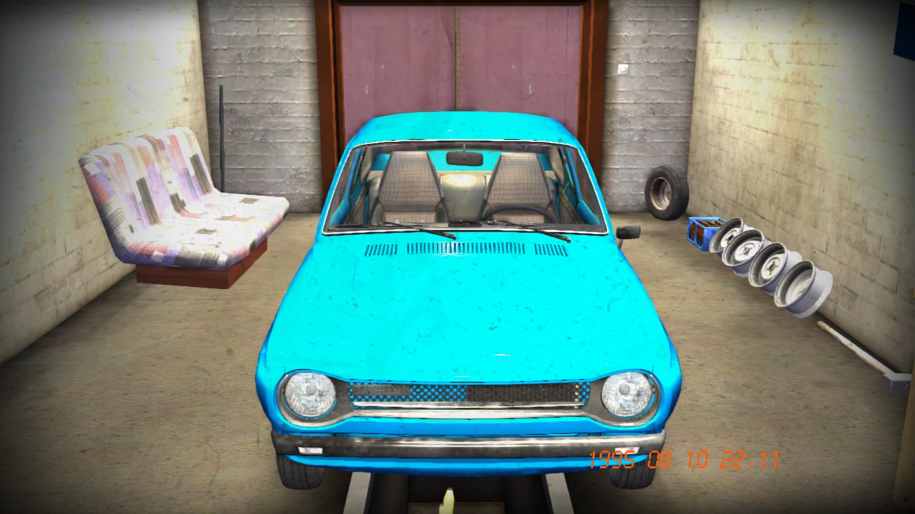 My Summer Car: SaveGame (a ready-made car, a supply of food and a filled garage)