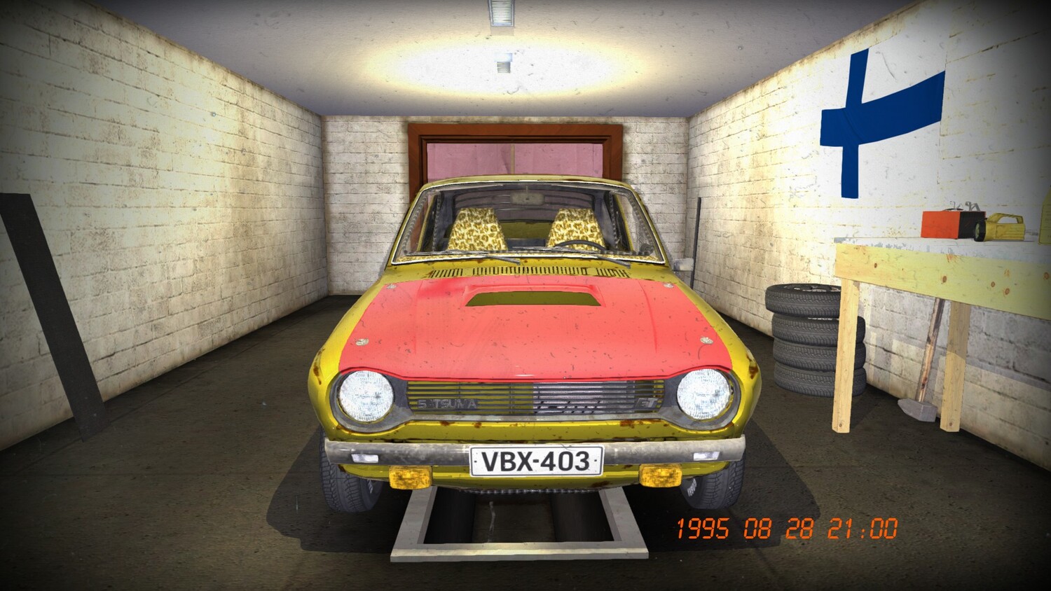 My Summer Car: SaveGame (Yellow Sport Satsuma)