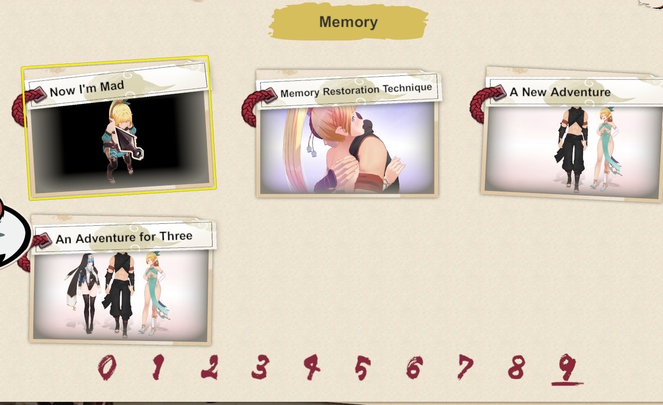 Flee, My Elven Ninja! 3D - SaveGame (Galleries Unlock)