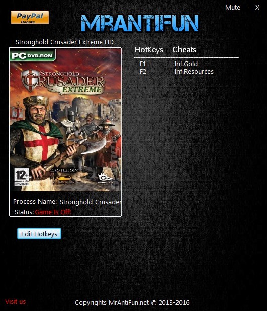 stronghold crusader extreme hd cheats