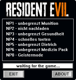 Resident Evil 7: Trainer (+7) [1.02] {dR.oLLe}