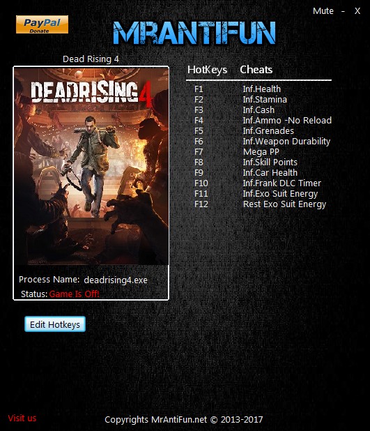 dead rising 4 trainer latest download