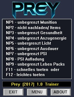 Prey (2017): Trainer (+12) [1.0] {dR.oLLe}
