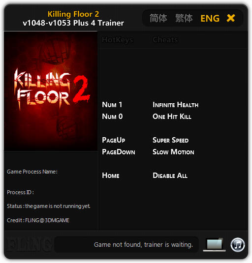 Killing Floor 2: Trainer (+4) [1048 - 1053] {FLiNG}