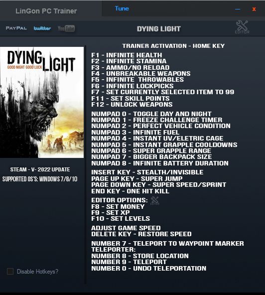 Dying Light: The Following - Trainer +35 v1.15.0 UPD: 01.02.2022 {LinGon}