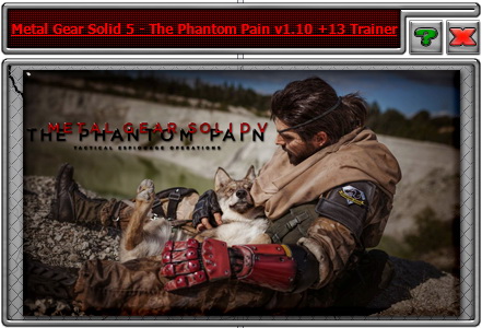 Metal Gear Solid 5: The Phantom Pain: Trainer (+12) [1.10] {iNvIcTUs oRCuS / HoG}