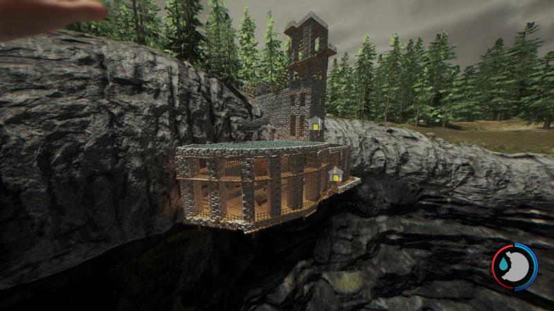 The Forest: Save Game (2 houses with a Aerial lift through half of the island) [0.69]