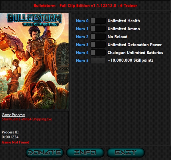 Bulletstorm - Full Clip Edition: Trainer +6 v1.1.12212 {iNvIcTUs oRCuS / HoG}