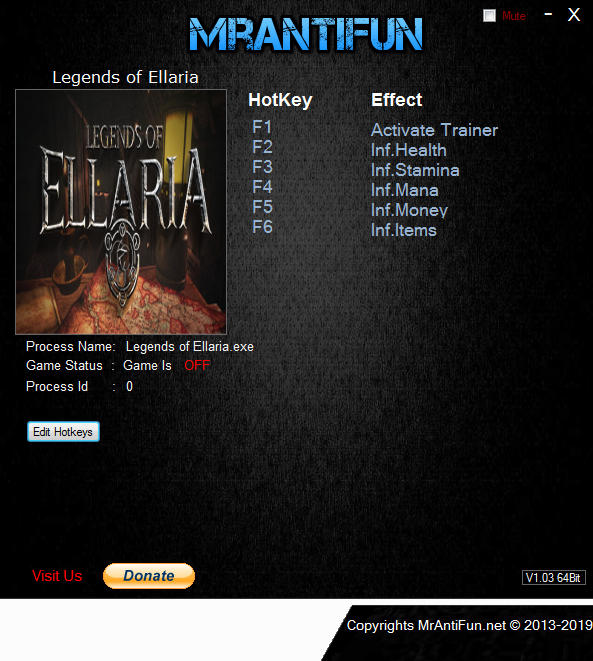 Legends of Ellaria: Trainer +5 v0.5.47.02 {MrAntiFun}